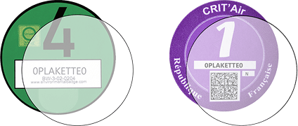 Films autocollants pour l'Allemagne et la France